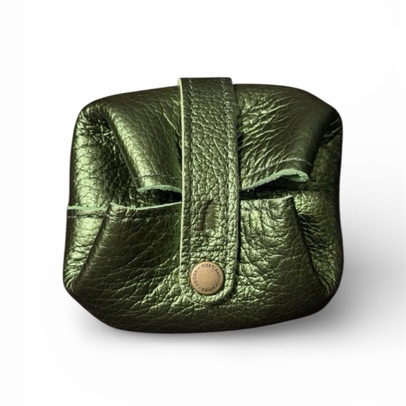 Portland Leather Handbags - PORTLAND LEATHER Howler Pouch Metallic Greench